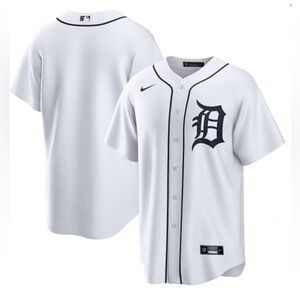 Nike Authentic Detroit Tigers Baseball MLB White Jersey Men’s Size: Large